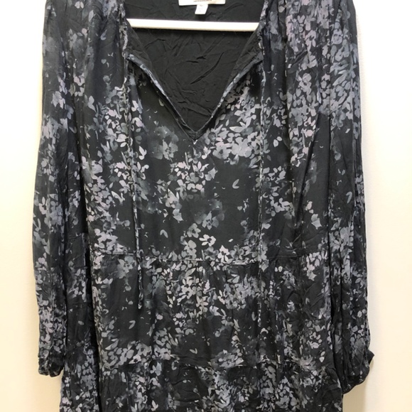 Anthropologie Cloth & Stone Breezy Floral Tunic Large - Picture 2 of 5